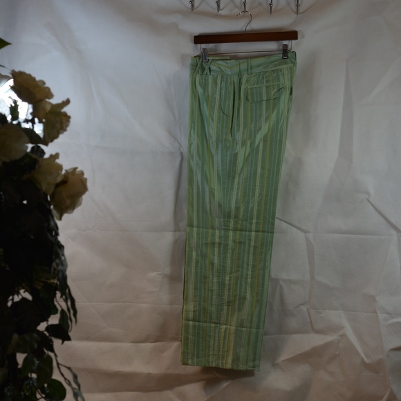 Olson Europe Satiny striped Pants SZ 14 - Picture 3 of 8